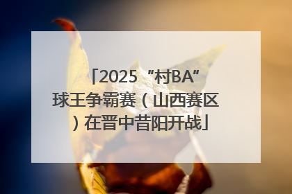 2025“村BA”球王争霸赛（山西赛区）在晋中昔阳开战