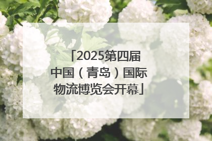 2025第四届中国（青岛）国际物流博览会开幕
